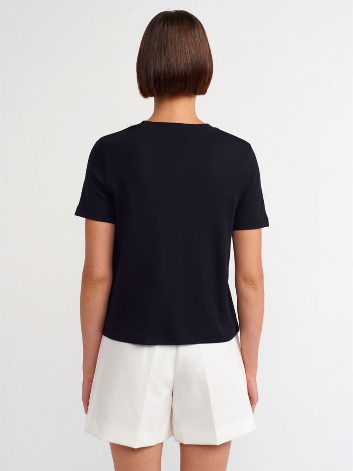 Basic Tshirt Siyah - S