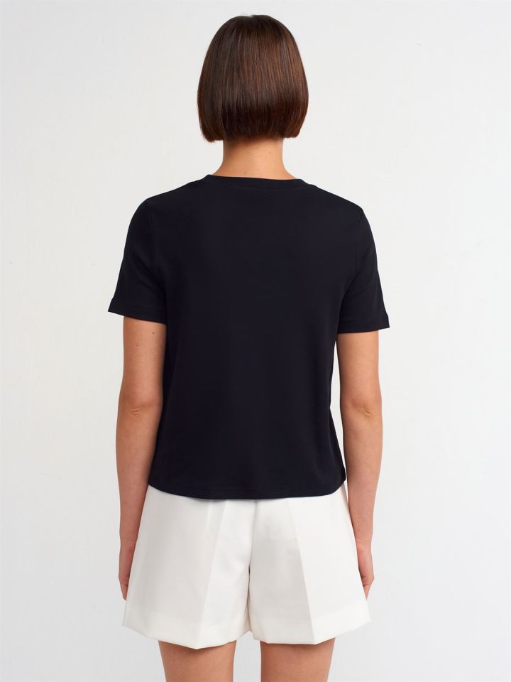 Basic Tshirt Siyah - M