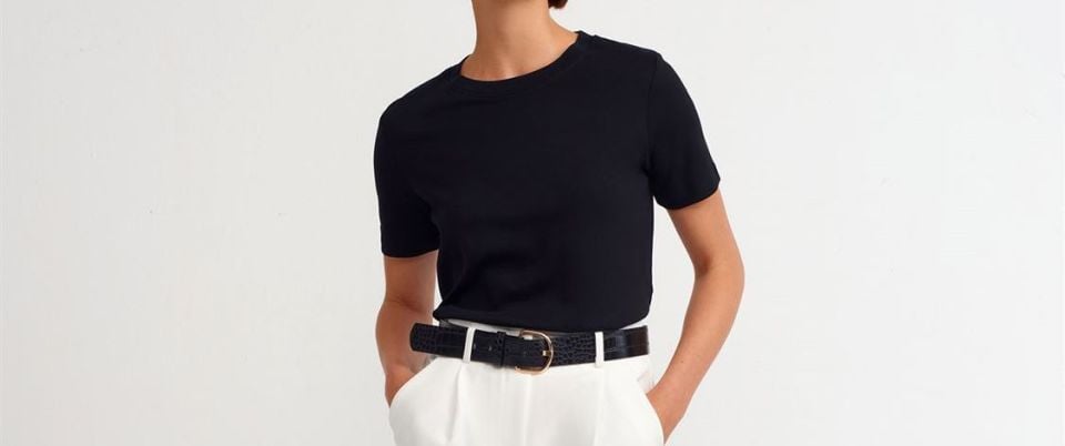 Basic Tshirt Siyah - M